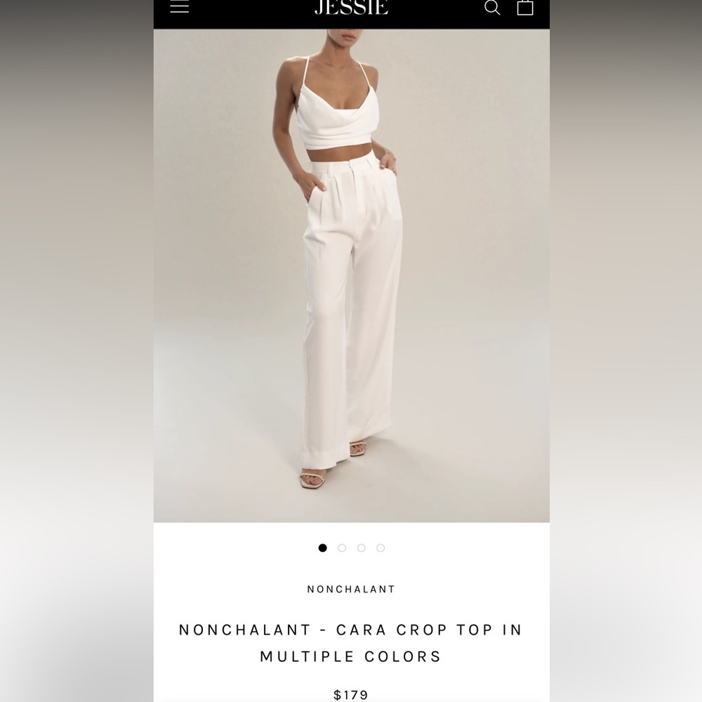 COPY - NONCHALANT - CARA CROP TOP sold out everywhere